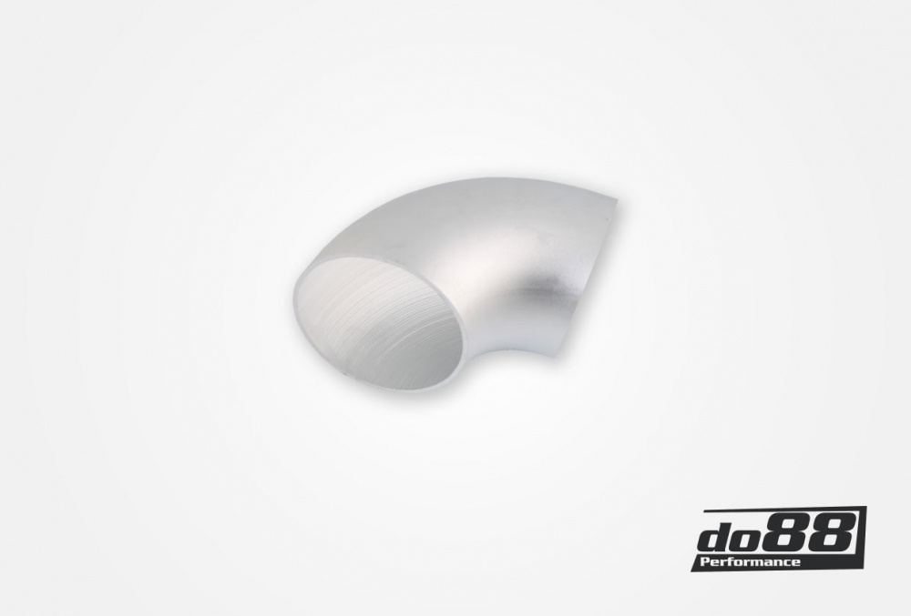 Aluminum pipe 90° 60x3 mm, short radius