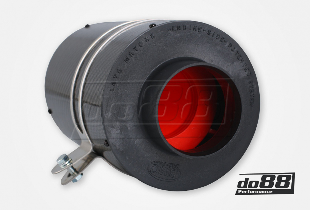 BMC CDA Carbon Dynamic Airbox, Carbon fiber, Connection 85mm, Length 200mm