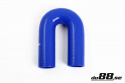 Silicone Hose Blue 180 degree 1,375\'\' (35mm)
