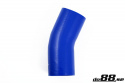 Silicone Hose Blue 25 degree 3,75\'\' (95mm)