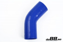 Silicone Hose Blue 45 degree 4\'\' (102mm)