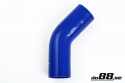 Silicone Hose Blue 45 degree 2,875\'\' (73mm)