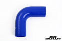 Silicone Hose Blue 90 degree 2,25\'\' (57mm)