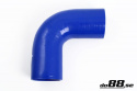Silicone Hose Blue 90 degree 3,125\'\' (80mm)