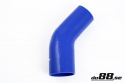 Silicone Hose Blue 45 degree 2,5 - 2,75\'\' (63 - 70mm)