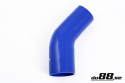 Silicone Hose Blue 45 degree 2,75 - 3,5\'\' (70-89mm)