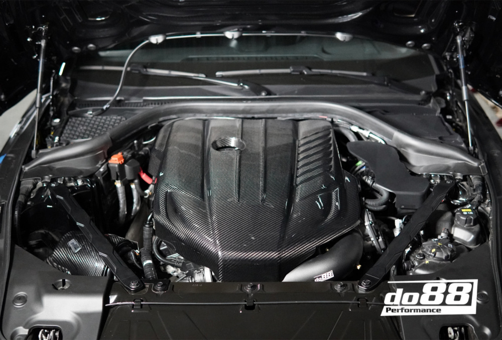 Carbon fiber engine cover, Toyota GR Supra A90 (B58)