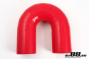 Silicone Hose Red 180 degree 4\'\' (102mm)