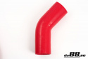 Silicone Hose Red 45 degree 2,5\'\' (63mm)