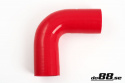 Silicone Hose Red 90 degree 2,375\'\' (60mm)