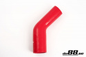 Silicone Hose Red 45 degree 2 - 2,375\'\' (51 - 60mm)