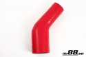 Silicone Hose Red 45 degree 3 - 4\'\' (76 - 102mm)