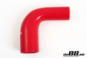 Silicone Hose Red 90 degree 1,375 - 2\'\' (35 - 51mm)