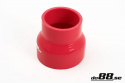 Silicone Hose Red Reducer 3 - 4\'\' (76-102mm)