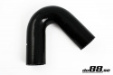 Silicone Hose Black 135 degree 1,875\'\' (48mm)