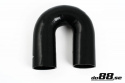 Silicone Hose Black 180 degree 3\'\' (76mm)
