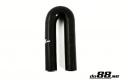 Silicone Hose Black 180 degree 0,3125'' (8mm) Silicone Hose Black 180 degree 0,3125'' (8mm)