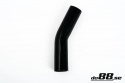 Silicone Hose Black 25 degree 1\'\' (25mm)