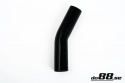 Silicone Hose Black 25 degree 1,18\'\' (30mm)