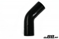 Silicone Hose Black 45 degree 2,75'' (70mm) Silicone Hose Black 45 degree 2,75'' (70mm)