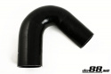 Silicone Hose Black 135 degree 3 - 3,5\'\' (76-89mm)