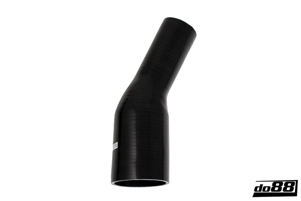 Silicone Hose Black 25 degree 2,5 - 3,125'' (63 - 80mm)