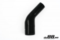Silicone Hose Black 45 degree 2,25 - 2,5'' (57 - 63mm) Silicone Hose Black 45 degree 2,25 - 2,5'' (57 - 63mm)
