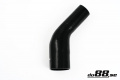 Silicone Hose Black 45 degree 2,5 - 3,5'' (63-89mm) Silicone Hose Black 45 degree 2,5 - 3,5'' (63-89mm)