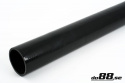 Silicone Hose Black straight length 2,375\'\' (60mm)