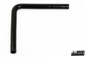 Silicone Hose Black 90 degree long leg 1\'\' (25mm)