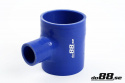 Silicone Hose Blue T 3\'\' + 1\'\' (76mm+25mm)