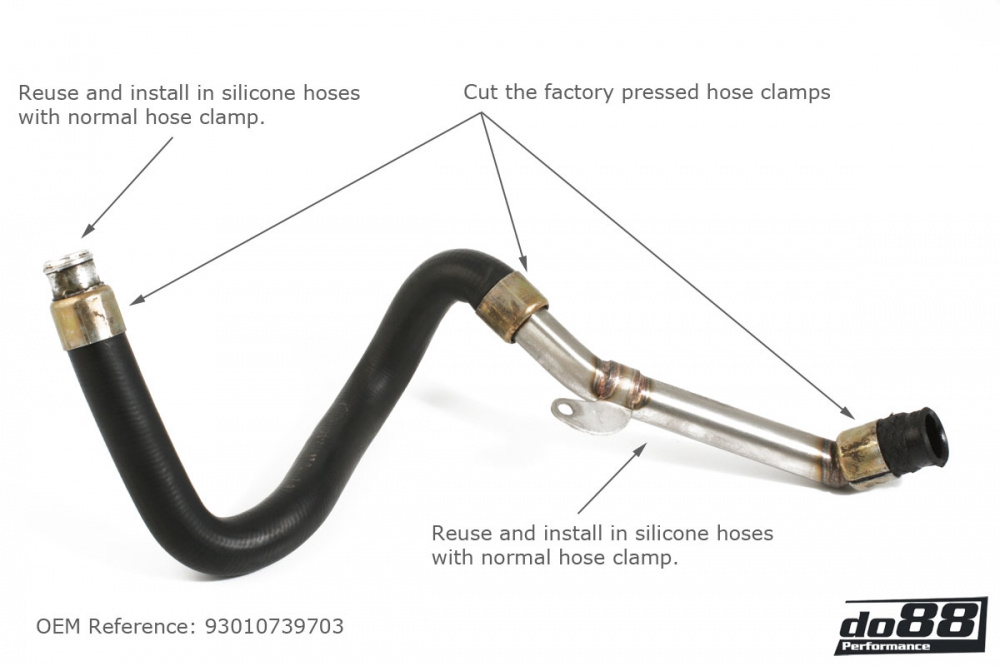 Porsche 964 Turbo Oil hoses