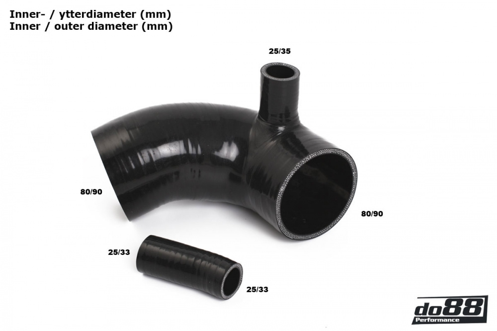 Porsche 964 Turbo Inlet hoses for turbo