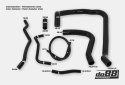 Volvo 740 760 780 940 960 D24 Coolant hoses Black
