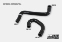Volvo 240 740 760 780 84-89 Idle valve hoses Black
