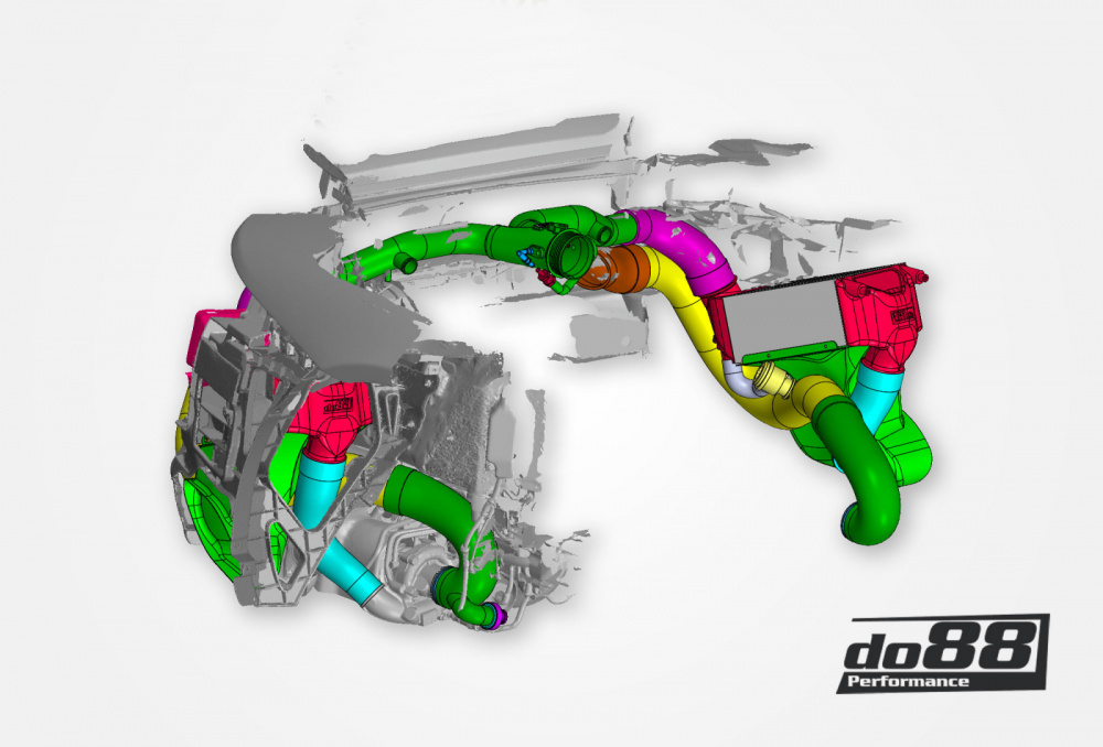 Porsche 911 Carrera (991.2) Turbo inlet hoses